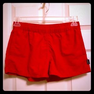 Patagonia barely baggies red